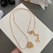 Colestore Dior Heart Necklace Gold - 3