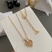 Colestore Dior Heart Necklace Silver / Gold - 4