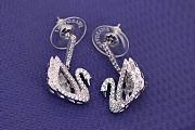 Colestore Swarovski Dancing Swan Necklace Silver - 6