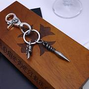 Colestore Chrome Heart Key Chain  - 4