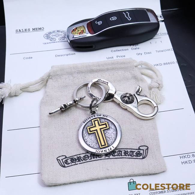 Colestore Chrome Heart Key Chain 03 - 1