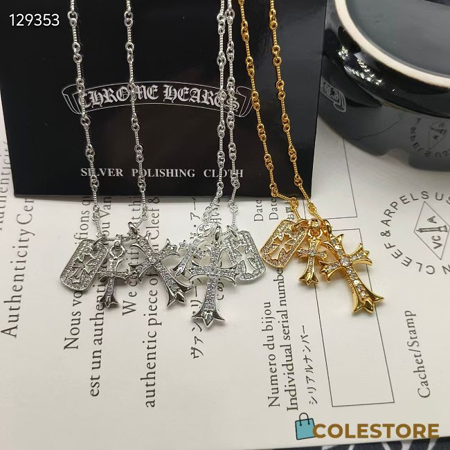 Colestore Chrome Heart Necklace 08 Gold/ Silver - 1