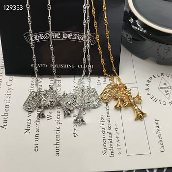Colestore Chrome Heart Necklace 08 Gold/ Silver