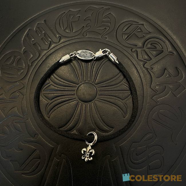 Colestore Chrome Heart Bracelet Black - 1