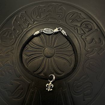 Colestore Chrome Heart Bracelet Black