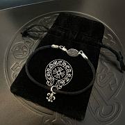 Colestore Chrome Heart Bracelet Black - 3