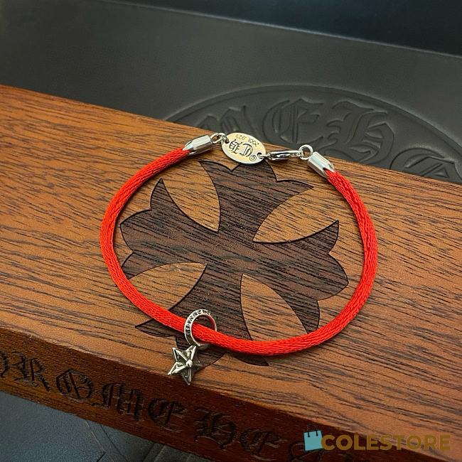 Colestore Chrome Heart Bracelet Red - 1
