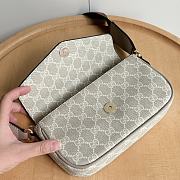 Colestore Gucci Ophidia mini bag Beige 13x22x4cm - 2