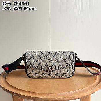 Colestore Gucci Ophidia mini bag Black 13x22x4cm