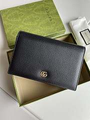 Colestore Gucci GG Marmont leather mini chain WOC Black 20x12.5x4cm - 1