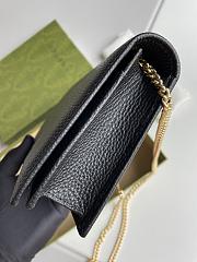 Colestore Gucci GG Marmont leather mini chain WOC Black 20x12.5x4cm - 3