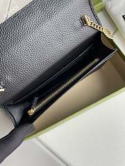 Colestore Gucci GG Marmont leather mini chain WOC Black 20x12.5x4cm - 2