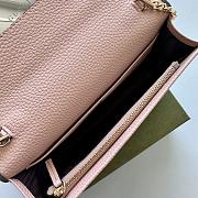 Colestore Gucci GG Marmont leather mini chain WOC Grey 20x12.5x4cm - 2