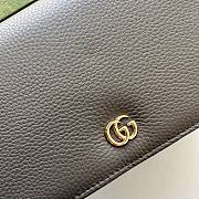 Colestore Gucci GG Marmont leather mini chain WOC Grey 20x12.5x4cm - 6