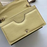 Colestore Gucci GG Marmont leather mini chain WOC Beige 20x12.5x4cm - 3