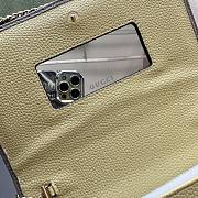 Colestore Gucci GG Marmont leather mini chain WOC Beige 20x12.5x4cm - 2