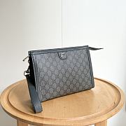 Colestore Gucci Ophidia Gg Supreme canvas pouch Black 26x18x6cm - 6