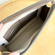 Colestore Gucci Ophidia Gg Supreme canvas pouch Brown 26x18x6cm - 5