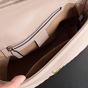 Colestore Gucci GG Marmont Top Handle Bag Beige 26.5x 20x 9cm - 3