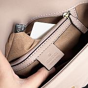 Colestore Gucci GG Marmont Top Handle Bag Beige 26.5x 20x 9cm - 2
