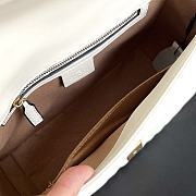 Colestore Gucci GG Marmont Top Handle Bag White 26.5x 20x 9cm - 6