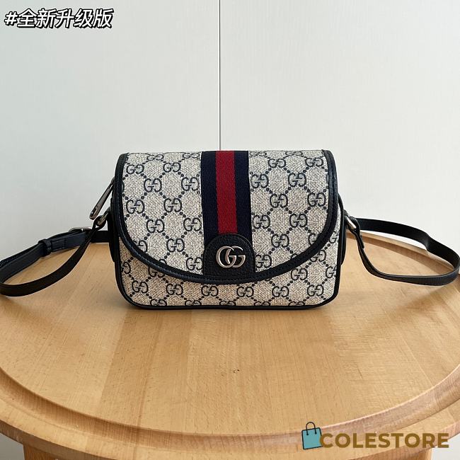 Colestore Gucci Ophidia small shoulder bag Black 19x13x5cm  - 1