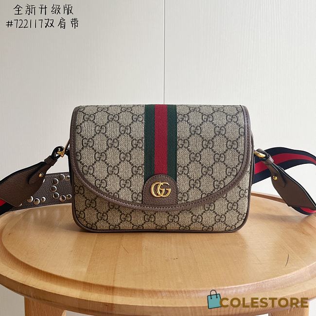 Colestore Gucci Ophidia small shoulder bag Brown 19x13x5cm  - 1