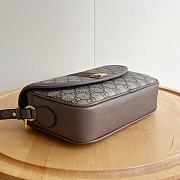 Colestore Gucci Ophidia small shoulder bag Brown 19x13x5cm  - 5