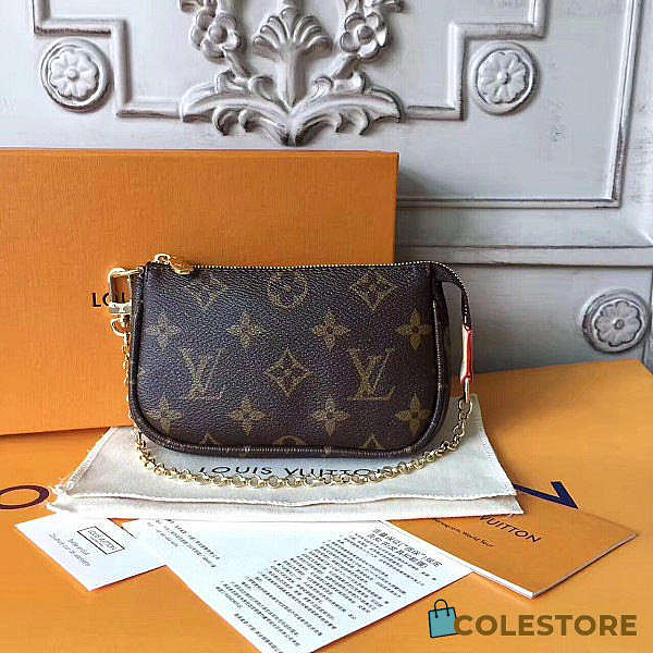 Colestore Louis Vuitton Mini Pochette Accessoires Monogram 10.5 x 4 x 15.5 cm - 1