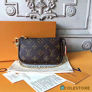 Colestore Louis Vuitton Mini Pochette Accessoires Monogram 10.5 x 4 x 15.5 cm - 1