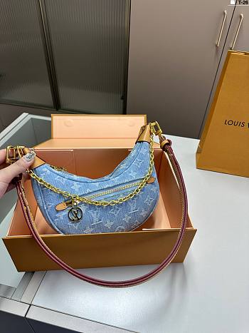 Colestore LOUIS VUITTON Loop Monogram Denim 20 x 11 cm