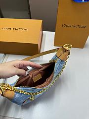 Colestore LOUIS VUITTON Loop Monogram Denim 20 x 11 cm - 6