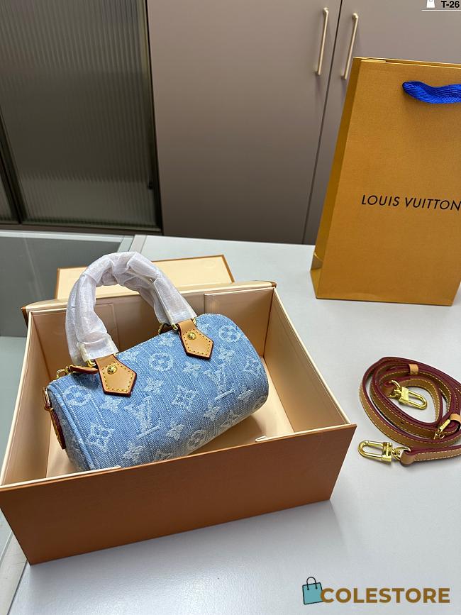 Colestore Louis Vuitton Speedy Denim 16 x 10 cm  - 1