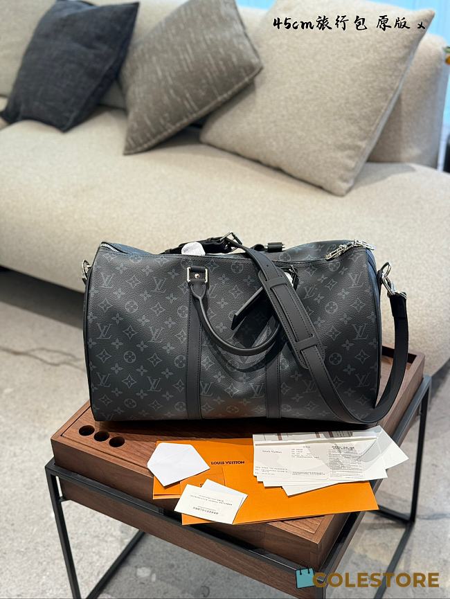 Colestore Louis Vuitton Keepall 45 Black 45cm  - 1