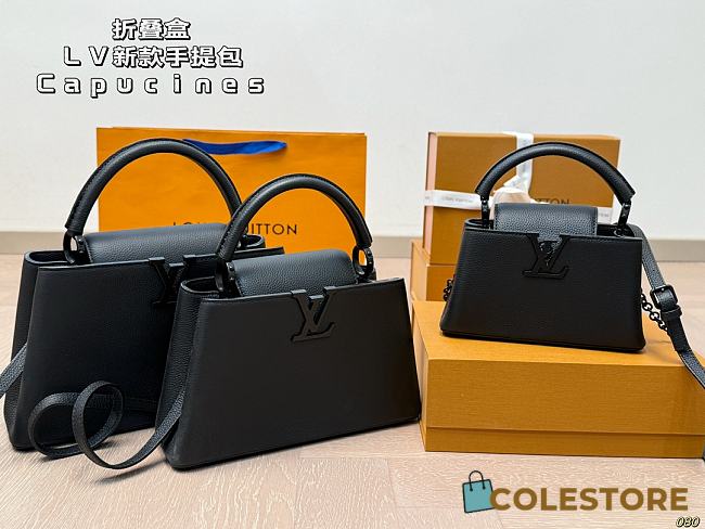 Colestore Louis Vuitton Capucines Black 29 x 17 cm - 1