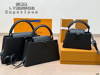 Colestore Louis Vuitton Capucines Black 22 x 12 cm