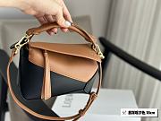 Colestore Loewe Mini Puzzle Bag Black And Brown 18 x 11 cm - 5
