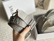 Colestore Loewe Mini crossbody camera bag in satin calfskin Grey 18 x 12 cm - 4