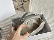 Colestore Loewe Mini crossbody camera bag in satin calfskin Grey 18 x 12 cm - 5