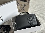Colestore Loewe Mini crossbody camera bag in satin calfskin Black 18 x 12 cm - 1