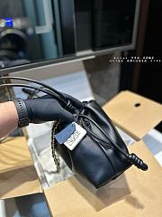 Colestore Loewe Flamenco purse in mellow nappa lambskin Black 29*9*19cm  - 5