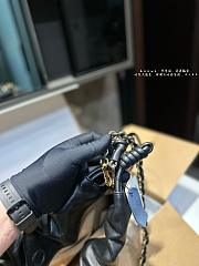 Colestore Loewe Flamenco purse in mellow nappa lambskin Black 29*9*19cm  - 4