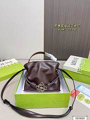 Colestore Loewe Flamenco Bag Chocolate 23 x 18 cm - 1