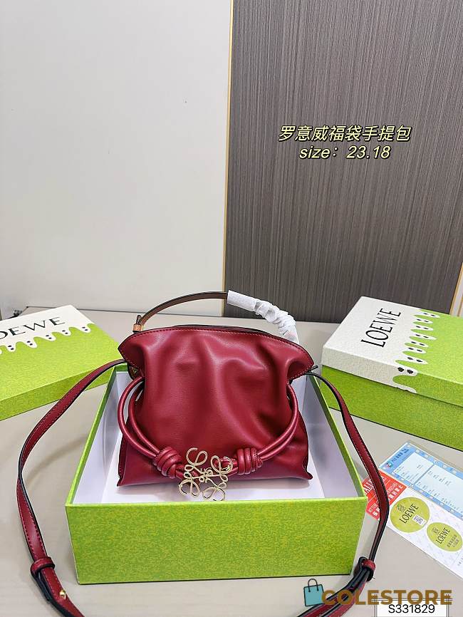 Colestore Loewe Flamenco Bag Rouge 23 x 18 cm - 1