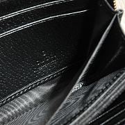 Colestore Gucci Animalier Leather Zip Around Wallet - Black 19 x 10 cm - 6