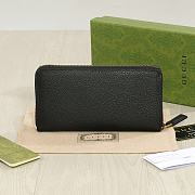 Colestore Gucci Animalier Leather Zip Around Wallet - Pink 19 x 10 cm - 6