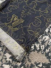 Colestore Louis Vuitton Embroidered Denim Pants 1AFX90 - 2