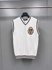 Colestore Louis Vuitton Embellished Wool Vest White 1AGJGW - 1