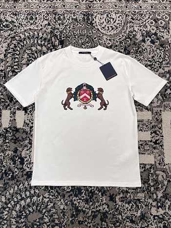 Colestore Louis Vuitton Embellished Cotton T-Shirt 1AGJZQ