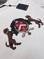 Colestore Louis Vuitton Embellished Cotton T-Shirt 1AGJZQ - 3